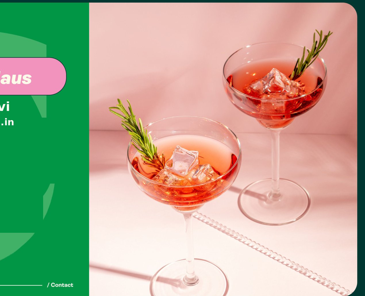 Elegant rosemary-garnished cocktails with ice